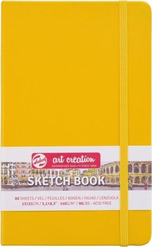 TAC SK.BLCK G.YLW 13X21 140GR SKETCHBOOK