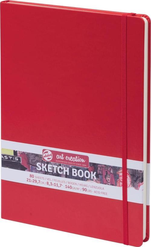 TAC SK.BLCK RED 21X29,7 140G SKETCHBOOK