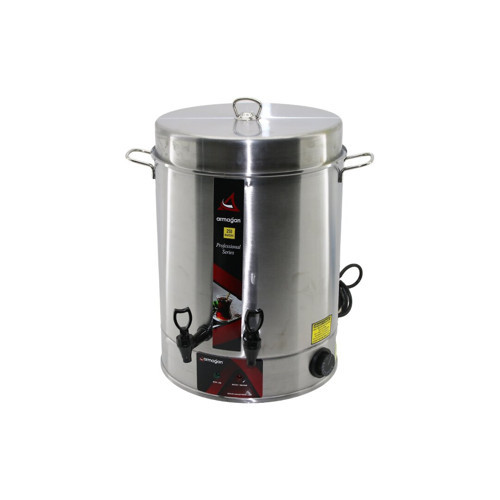 ARMAĞAN 250 BARDAK ÇAY OTOMATI ELEKTRİKLİ SEMAVER ÇAY MAKİNESİ ÇİFT MUSLUK 2500W (4604)