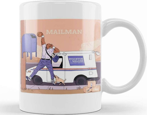 Mailman Malone Kupa Bardak Porselen