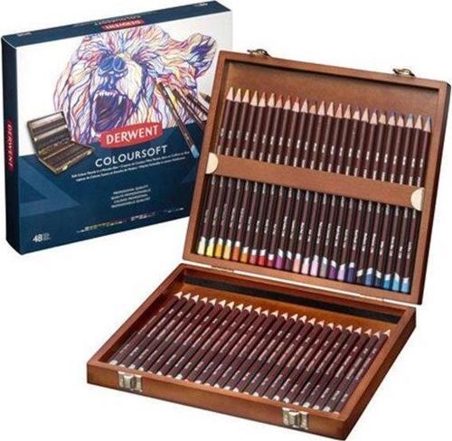 COLOURSOFT 48'Lİ AHŞAP KUTU