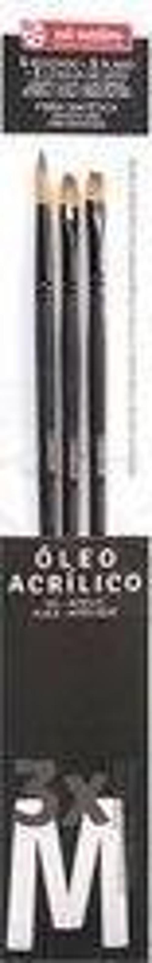 ART CREATION 3'LÜ YAĞLI/AKRLİK FIRÇA SETİ (MEDIUM) - M