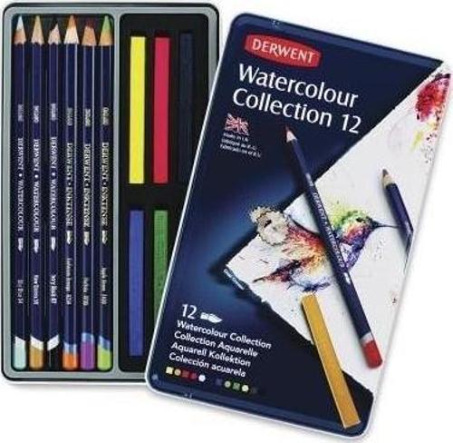 WATERCOLOUR COLLECTION 12 RENK METAL KUTU