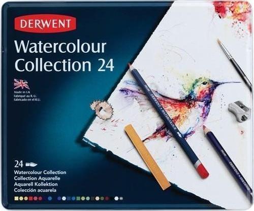 WATERCOLOUR COLLECTION 24 RENK METAL KUTU