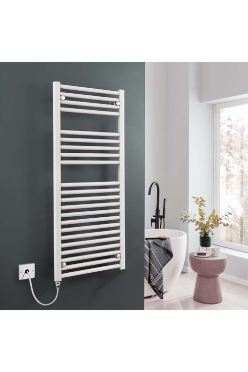 400*1600 BEYAZ TERMOSTATLI ELEKTRİKLİ HAVLUPAN RADYATÖR ISITICI 5 YIL GARANTI ALMAN TEKNOLOJİSİ