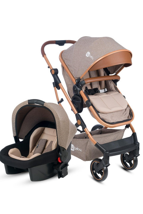 Ab-540 Smart Gold Travel Sistem Bebek Arabası Kahve