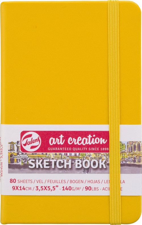 SKETCH BOOK - 9X14 CM -140GR-80 YAPRAK-G.YELLOW