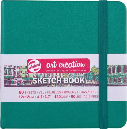 SKETCH BOOK FOREST GREEN 12X12