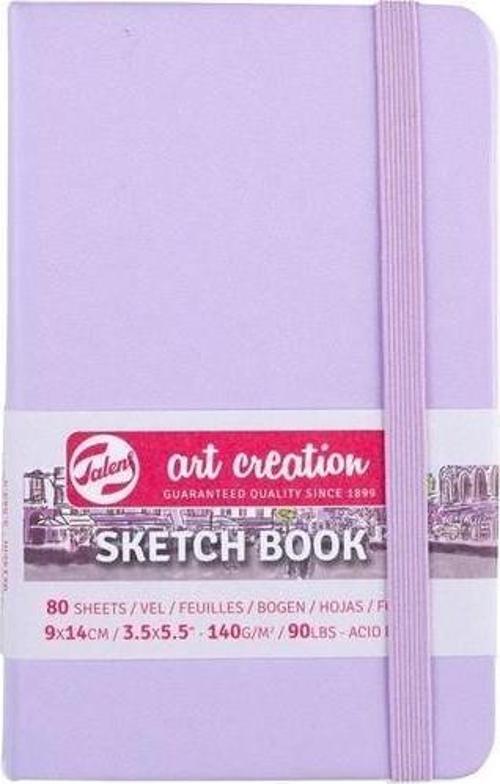 SKETCH BOOK PASTEL VIOLET 9X14CM