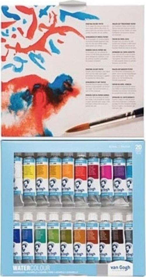SULUBOYA TÜP 10 ML 20'Lİ SET (KARTON KUTU)
