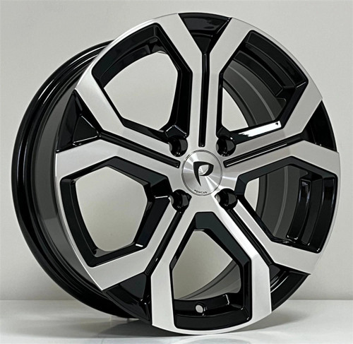 6.5X15 BKY-1388 4X100 ET35 60.1 BLACK MACHINED XL