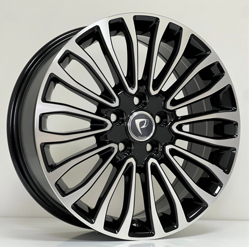 7X17 BKY-1158 5X108 ET50 63.4 BLACK MACHINED XL