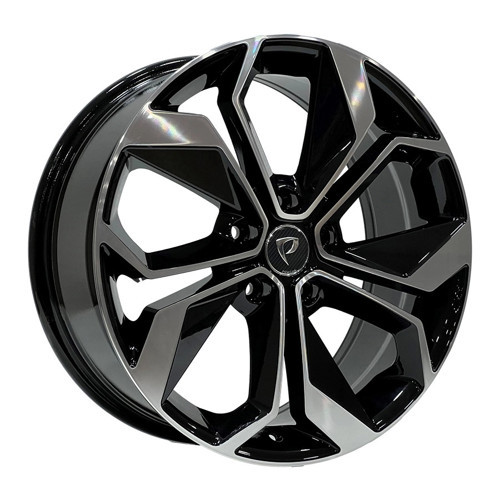 7.5X18 BK-5168 5X114.3 ET45 66.1 BLACK MACHINED XL