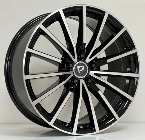 7.5X17 BK-5246 5X112 ET42 66.45 BLACK MACHINED XL