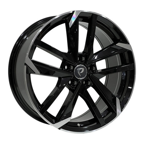 8X18 BK-5788 5X108 ET40 65.1 BLACK MACHINED XL