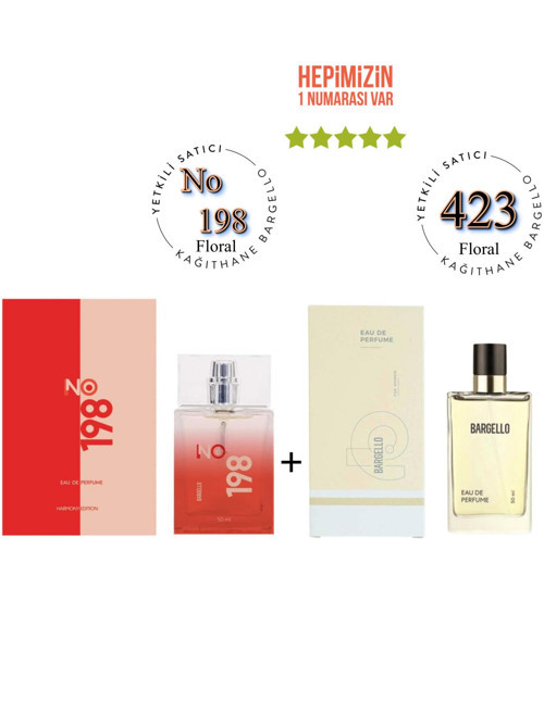 No: 198 + 423 Kadın Parfüm Edp 50 ml Floral - Mnms198423