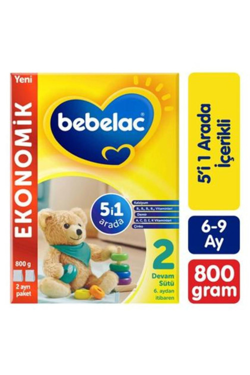 ( 2 ADET ) Bebelac 2 Devam Sütü 800 G 6-9 Ay