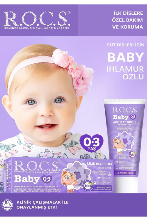 Baby Ihlamur Özlü Yutulabilir Diş Macunu 0-3 Yaş 35 ml