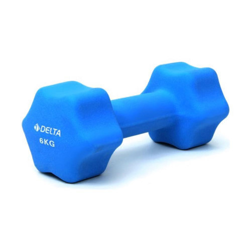 6 Kg x 1 Adet Deluxe Neopren Kaplı Turkuaz Demir Dambıl