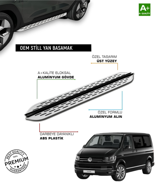 T5 CARAVELLE UZUN ŞASE ARACA ÖZEL PRV 1 YAN BASAMAK 2003 2004 2005 2006 2007 2008 2009