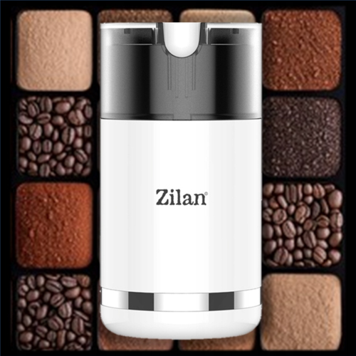 ZLN9281 Kahve ve Baharat Öğütücü | Paslanmaz Çelik Bıçaklı | Güçlü Motor 150 W | Beyaz