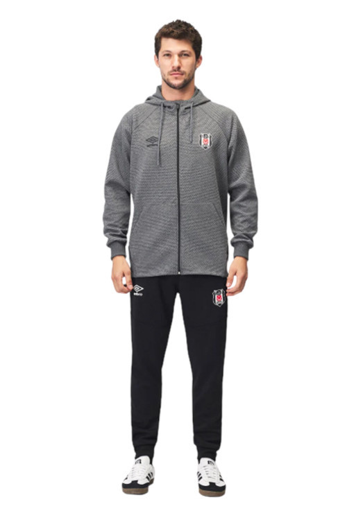 Beşiktaş Lisansli Umbro Kapüşonlu Fermuarli Sweatshirt