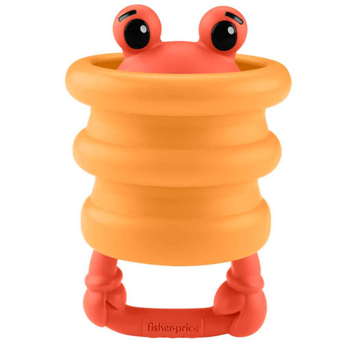 Fisher Price Deniz Dostları 2in1 Silikon Çıngırak JHB54 - Yengeç JHB55