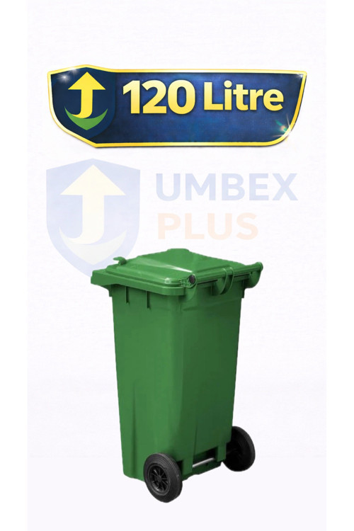 UMBEX Tıbbı Atık Plastik Çöp Konteyneri 120 Litre Konteyner - A Isıya Karşı Dayanıklı-