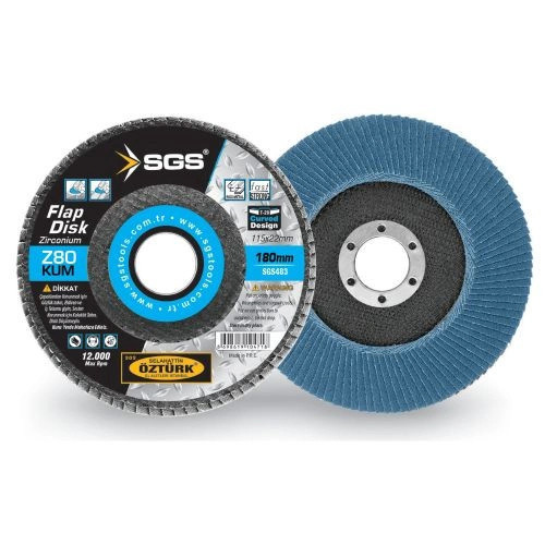 FLAP DİSK 180MM 80KUM (Zirconium)