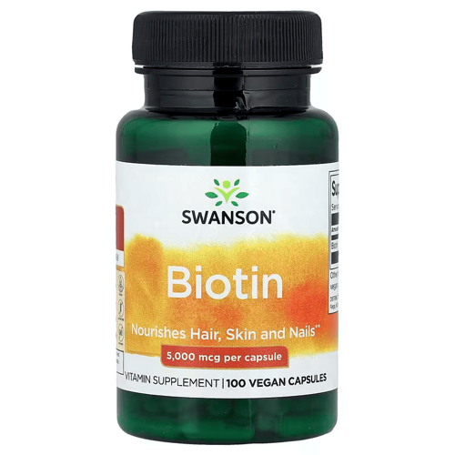 Biotin Hair Skin & Nails 5,000 mcg 100 Vegan Capsules