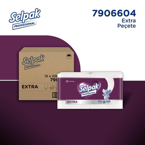 Profesyonel Extra Peçete 200'lü x 15 Adet