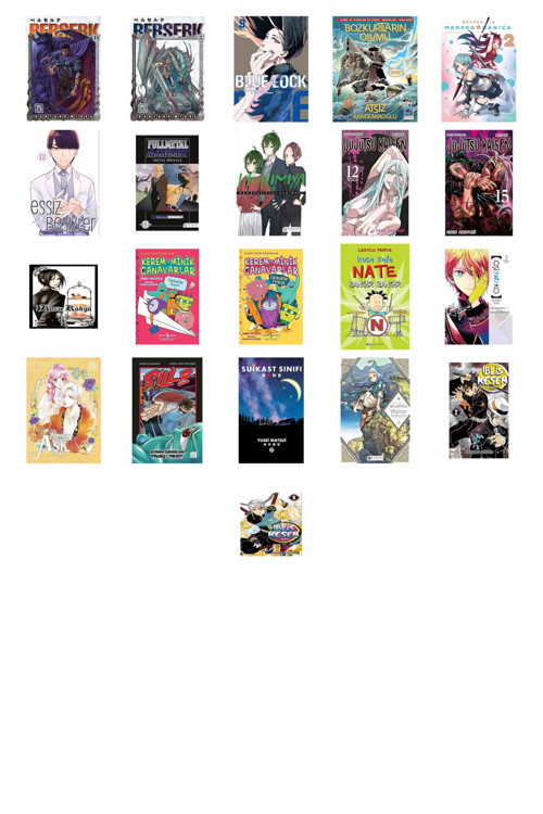Berserk 11 + 20 Kitap Daha (Set)