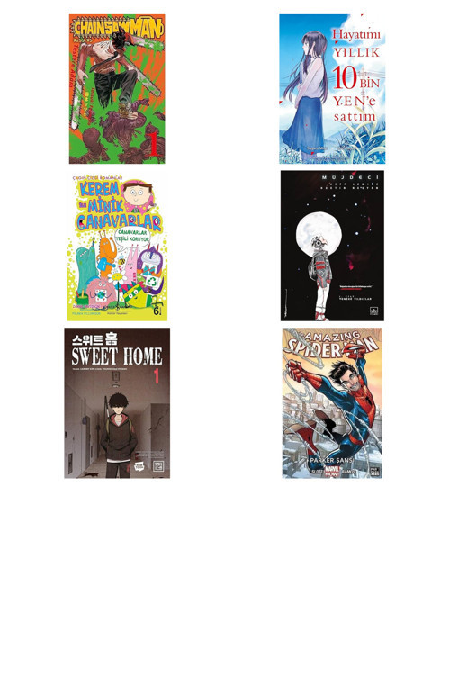 Chainsaw Man 1.Cilt + 5 Kitap Daha (Set)