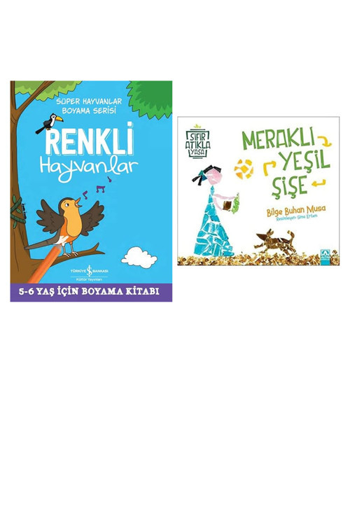Süper Hayvanlar Boyama Serisi - Renkli Hayvanlar... +1 Eğitim Kitabı