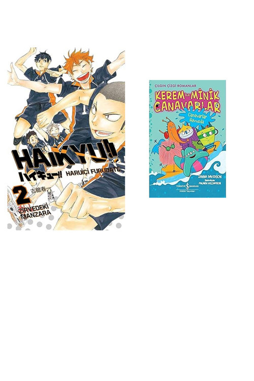 Haikyu 2. Cilt: Zirvedeki Manzara + 1 Kitap Daha (Set)
