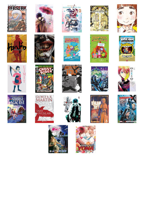 Berserk 5 + 21 Kitap Daha (Set)