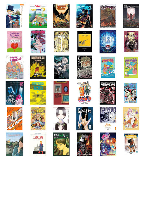 80 Günde Dünya Turu: ( Çizgi Roman ) + 35 Kitap Daha (Set)