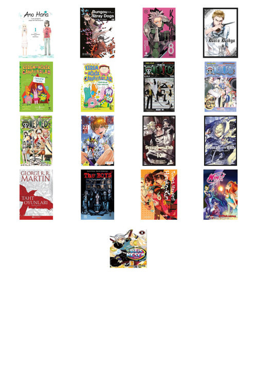 Ano Hana Cilt 1 + 16 Kitap Daha (Set)