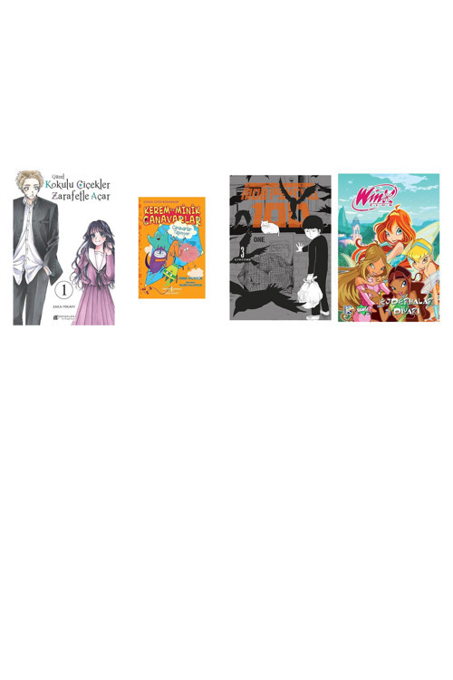 Güzel Kokulu Çiçekler Zarafetle Açar Cilt - 1 + 3 Kitap Daha (Set)