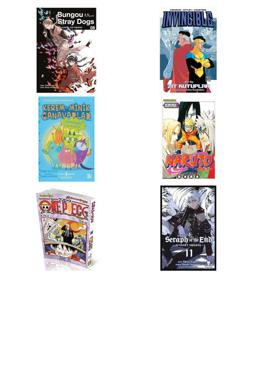 Bungou Stray Dogs 8 + 5 Kitap Daha (Set)