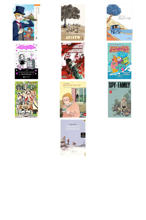 80 Günde Dünya Turu: ( Çizgi Roman ) + 9 Kitap Daha (Set)