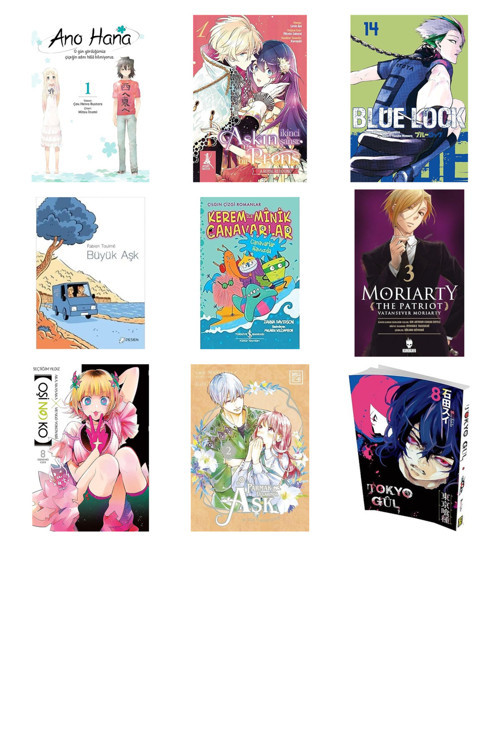 Ano Hana Cilt 1 + 8 Kitap Daha (Set)