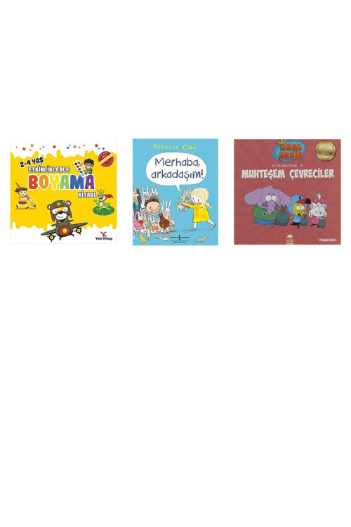 2-4 Yaş Etkinliklerle Boyama Kitabı 2... +2 Eğitim Kitabı