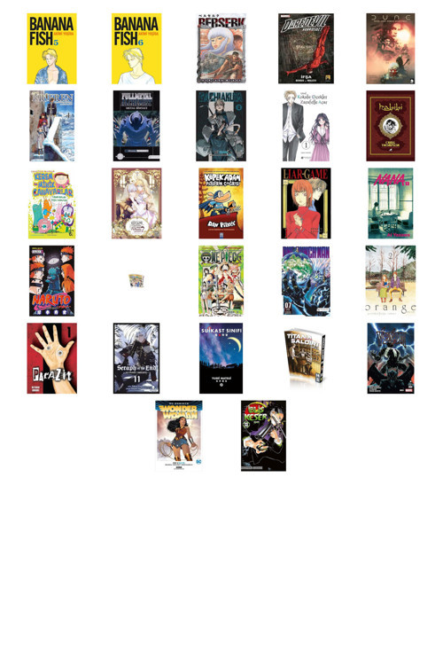 Banana Fish 5. Cilt + 26 Kitap Daha (Set)