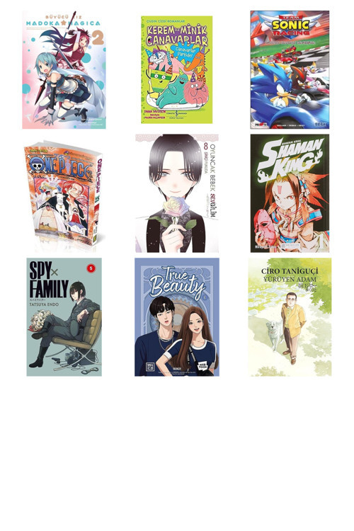 Büyücü Kız Madoka Magica Cilt 2 + 8 Kitap Daha (Set)