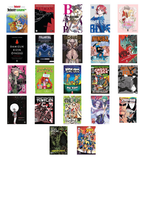 Asteriks 14 - Asteriks İspanya'Da + 21 Kitap Daha (Set)