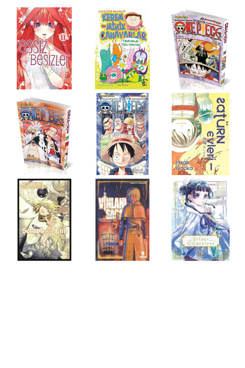 Eşsiz Beşizler 11.Cilt + 8 Kitap Daha (Set)