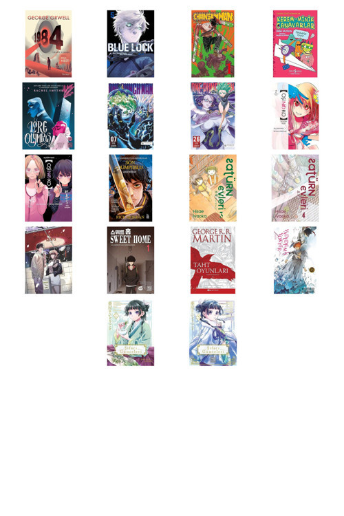 1984 (Grafik Roman) + 17 Kitap Daha (Set)