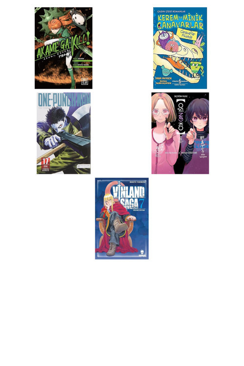 Akame, Keser 8 + 4 Kitap Daha (Set)