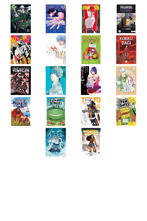 Akame, Keser 7 + 17 Kitap Daha (Set)